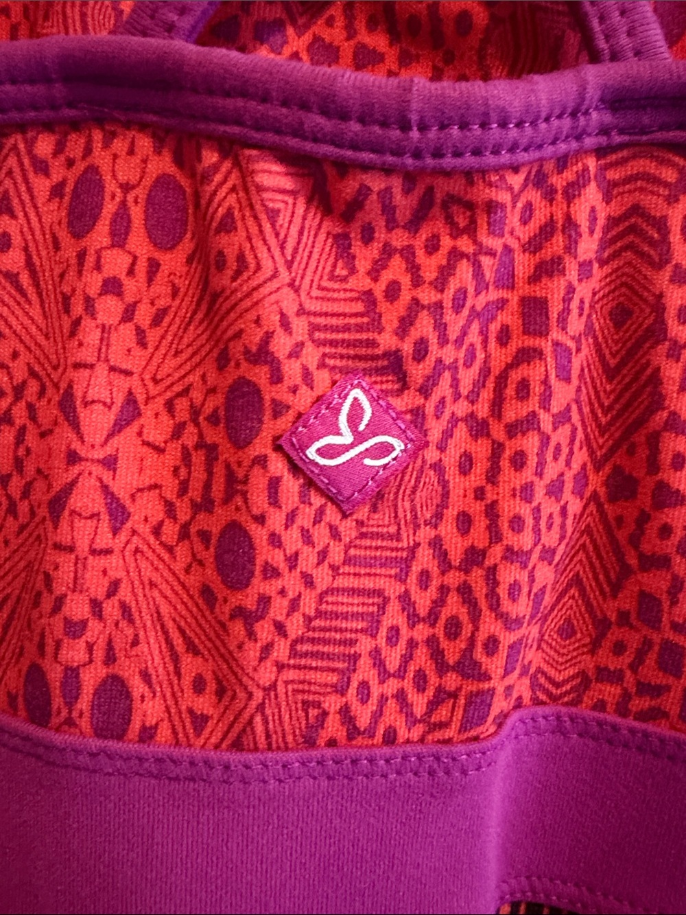 Prana Patterned Strappy Yoga Tank Top - Picture 4 of 7